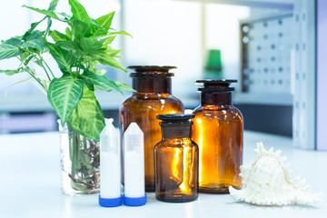 Experiment chemical in Lab.