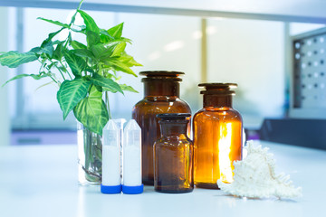 Experiment chemical in Lab.