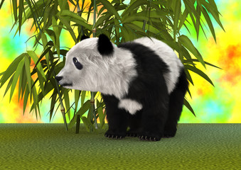3D Rendering Panda Bear © photosvac