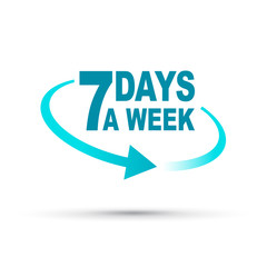 seven days a week around the clock 