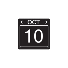 Calendar solid icon, Modern sign for mobile interface, vector gr