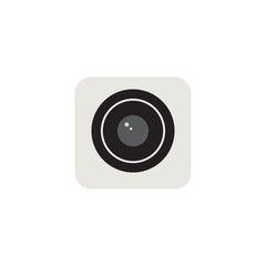 Photo Camera flat icon, Modern sign for mobile interface, vector