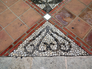 Triangular Pebble Mosaic