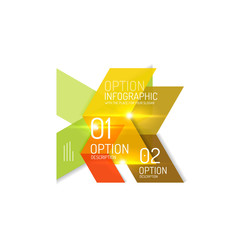Abstract background, geometric infographic option templates