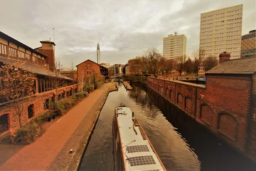 Acrylic prints Channel Birmingham waterways