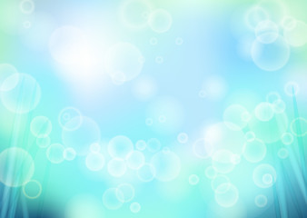 Hintergrund - Bokeh blau