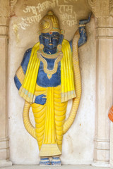 holy deity in the Hindu temple figure