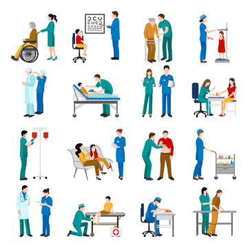 Nurse Icons Set