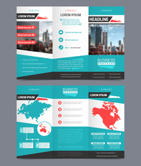 Three fold flyer template