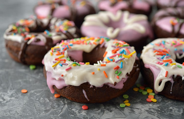 Chocolate donuts