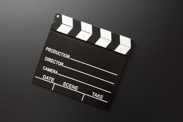 Obraz premium Classic movie clapperboard.