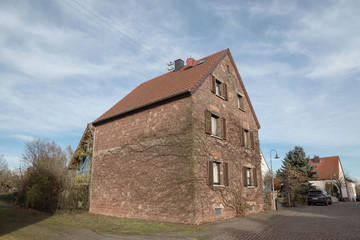 Fototapeta premium Haus-Steinhaus