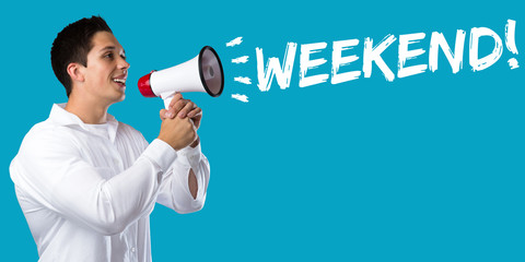 Fototapeta premium Weekend relax relaxed break business concept free time freetime