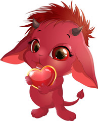 cute red devil