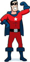 Cartoon Superhero Man