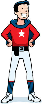 Cartoon Superhero Sidekick