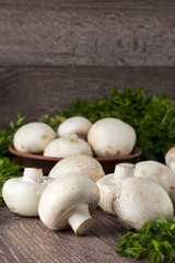 edible raw mushrooms