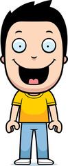 Cartoon Boy Smiling