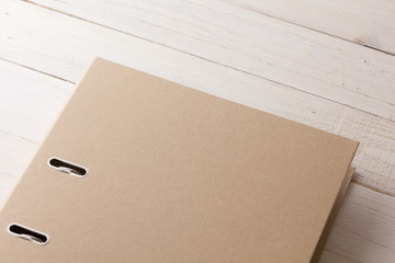 close up document folder