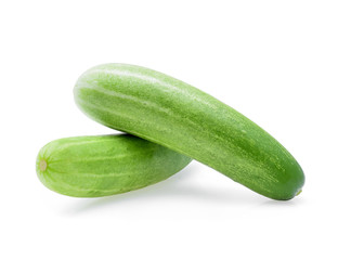 cucumber isolated on white background.