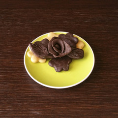 chocolate roses