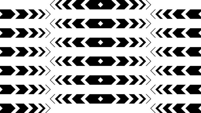 ultra HD 4k video of formation of multiple arrow for 

completing white base in waving form, high definition CGI 

motion backgrounds ideal for editing, great for luma keying 

and masking