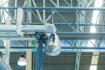 Piping, ventilation, and large industrial structures.