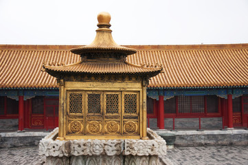 Forbidden City, the ancient palace complex, world historic heritage, Beijing, China