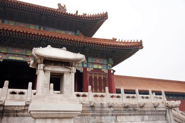 Obraz premium Forbidden City, the ancient palace complex, world historic heritage, Beijing, China