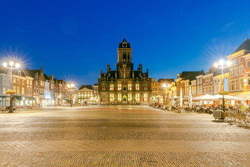 Delft. Market Square.