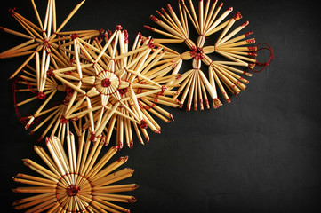 Background with Christmas toys