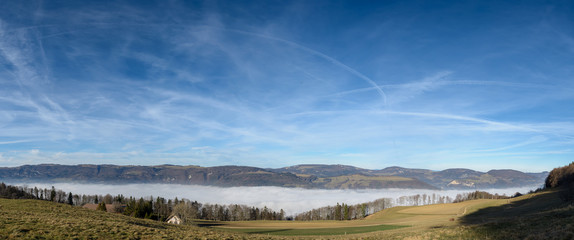 Obraz premium Panorama Himmel Natur Nebel