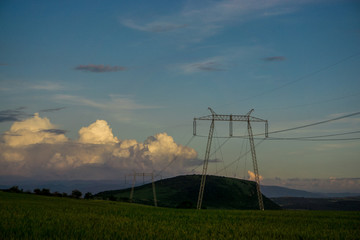 Electric sunset