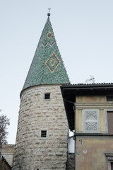 Trento - Torre con Tetto a Maiolica