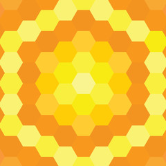 Yellow_honeycomb_ordered_pattern