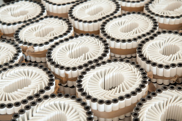 many new loops of plastic windows