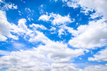 Clear blue sky with cloudy as a background wallpaper, pastel sky wallpaper