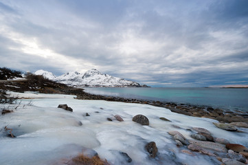 Coast of the Norwegian Sea.Tromso