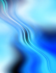 Abstract wavy background in blue colors