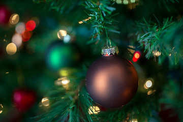 Christmas tree with ornaments
