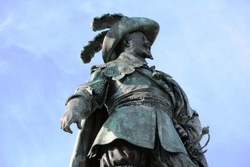 Fototapeta premium King Gustav Adolf 2. in Gothenburg, Sweden Scandinavia
