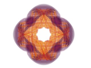 Abstract fractal with colorful pattern