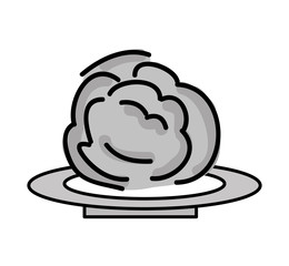 vegetarian product healthy food vector illustration design