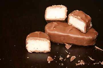 Chocolate with coconut filling