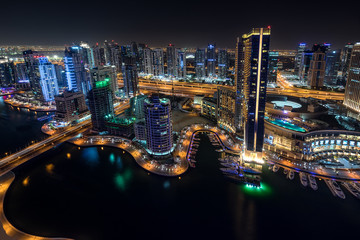 Fototapeta premium The Dubai Marina in the UAE