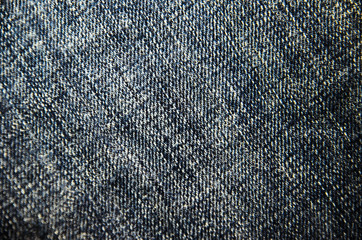 Texture of a blue jeans.  Fabric background