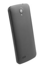 Phone smartphone black button back left side angle