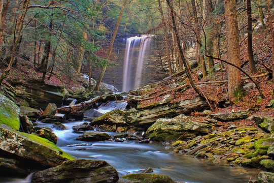 Lower Piney Falls In Tennessee