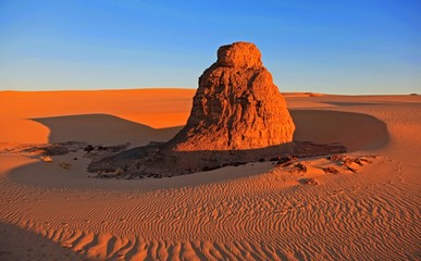 Beautiful sand dune in Africa