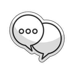 speech buble isolated icon vector illustration design